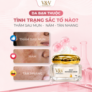 V&V NIGHT WHITENING CREAM